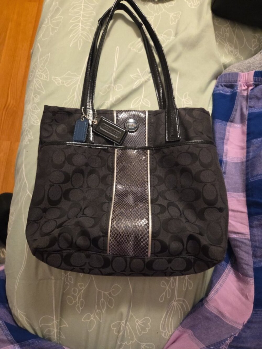 coach large tote shoulder bag purse G1360-F25706